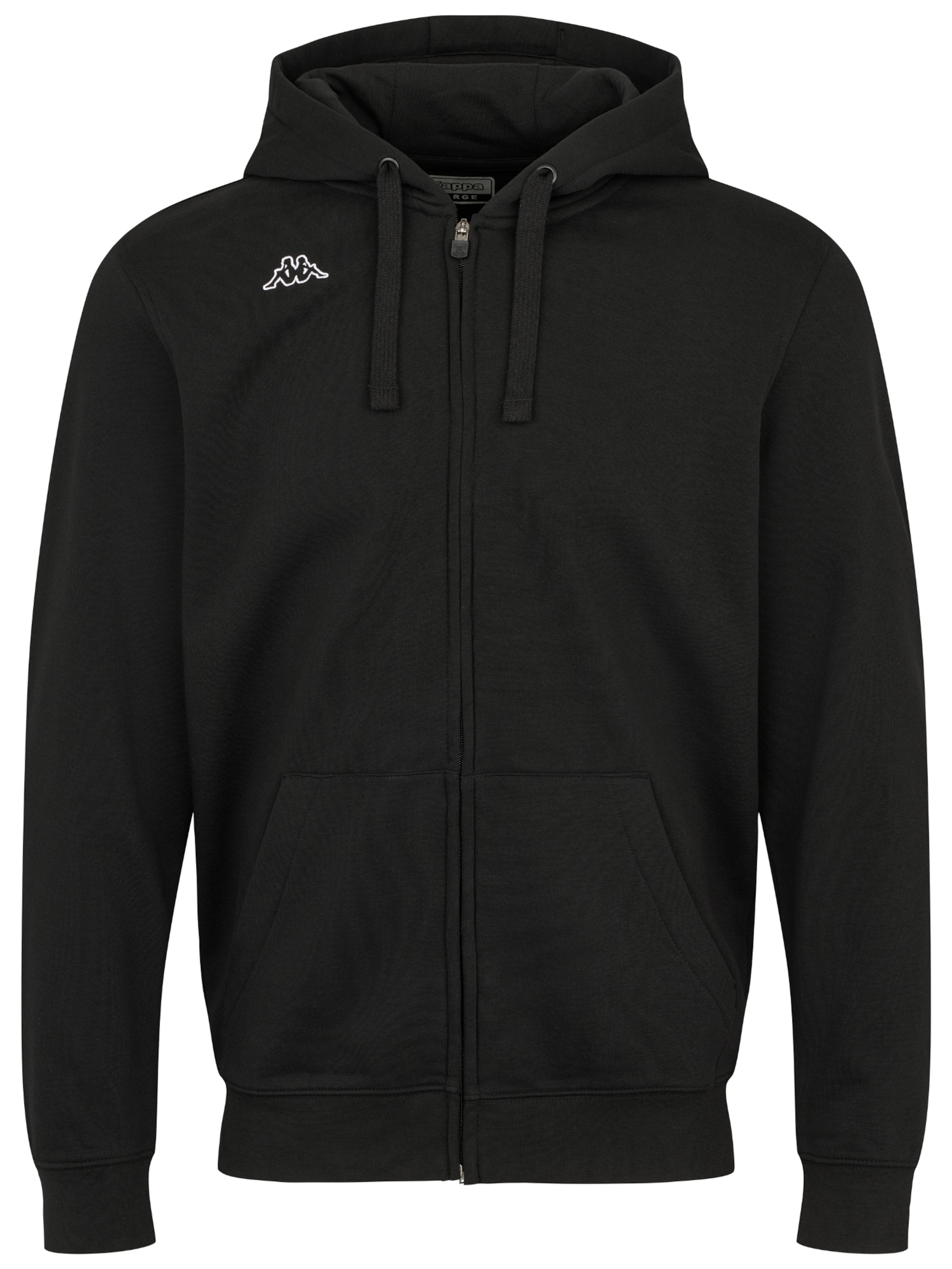 KAPPA Sweatshirt 'Truxo' i sort: forside