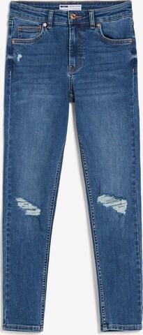 Jean Bershka en bleu : devant