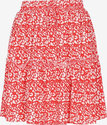 Jupe aleida en rouge : devant