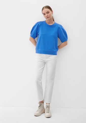 Sweat-shirt s.Oliver en bleu