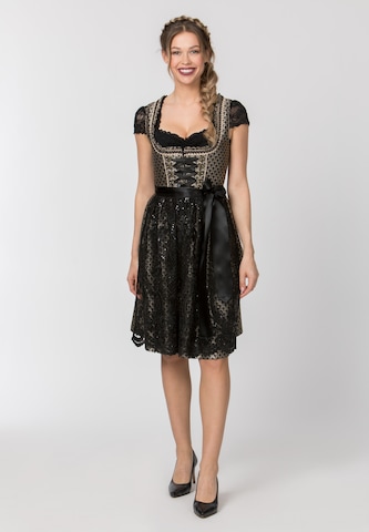 STOCKERPOINT Dirndl 'Melissa' in Grijs: voorkant