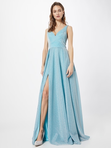 mascara Evening dress in Blue: front