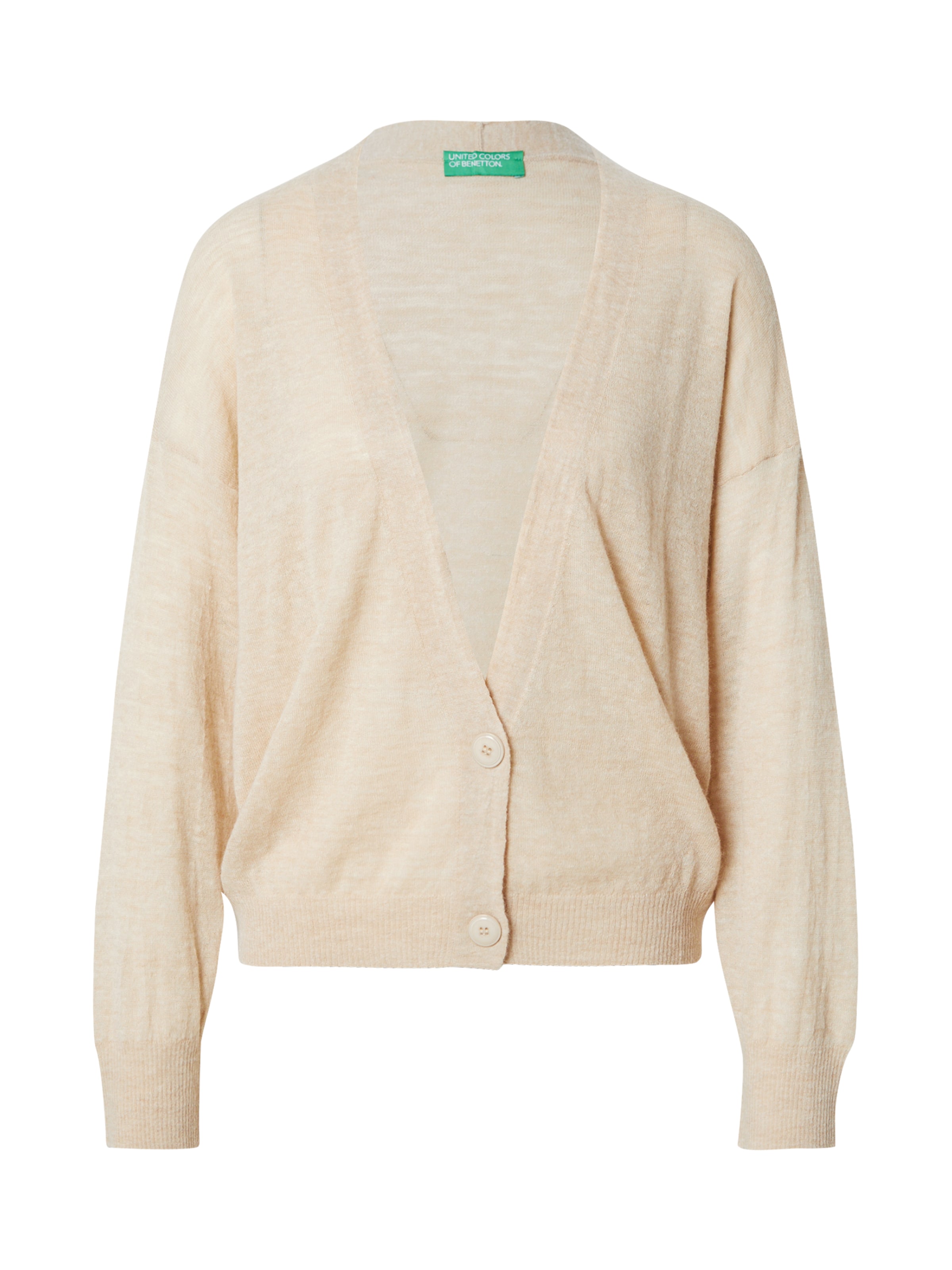 UNITED COLORS OF BENETTON Cardigan i beige: forside