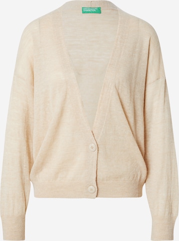 UNITED COLORS OF BENETTONKardigan - bež boja: prednji dio