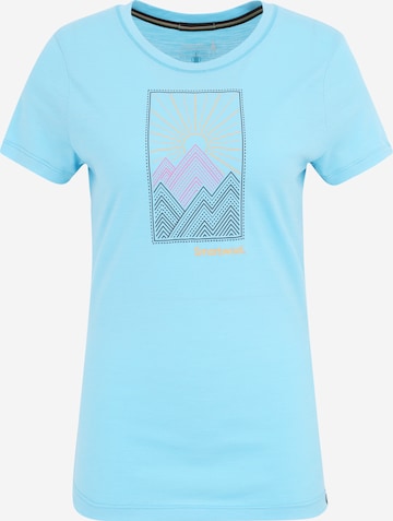 Smartwool Performance Shirt 'Alpine Start' in Blue: front