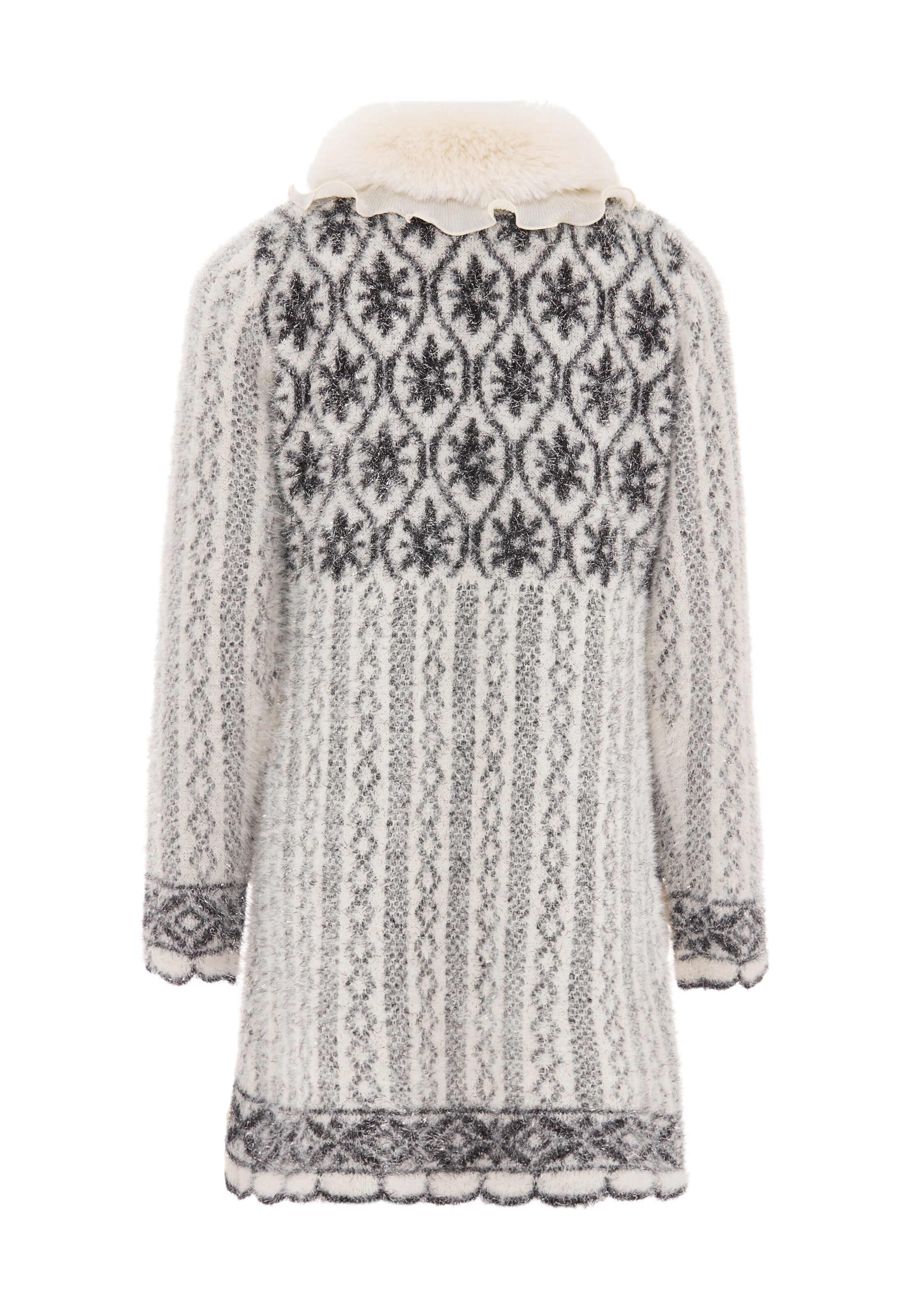 faina Neuletakki värissä valkoinen