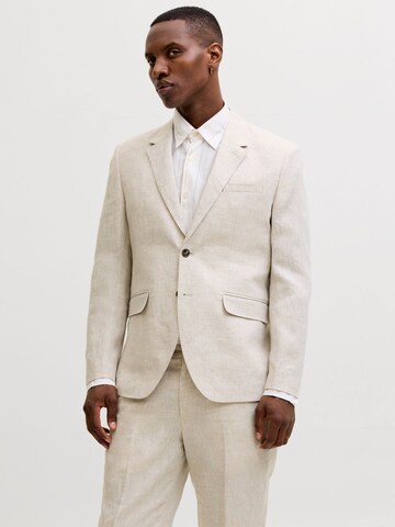 JACK & JONES Slim fit Colbert 'JPRBLAMartin' in Beige: voorkant