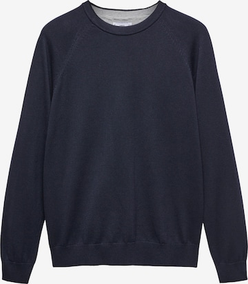 MANGO MAN Pullover 'TEN' i blå: forside