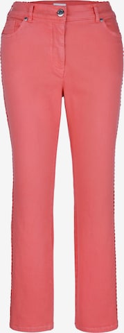 Regular Pantalon MIAMODA en orange : devant