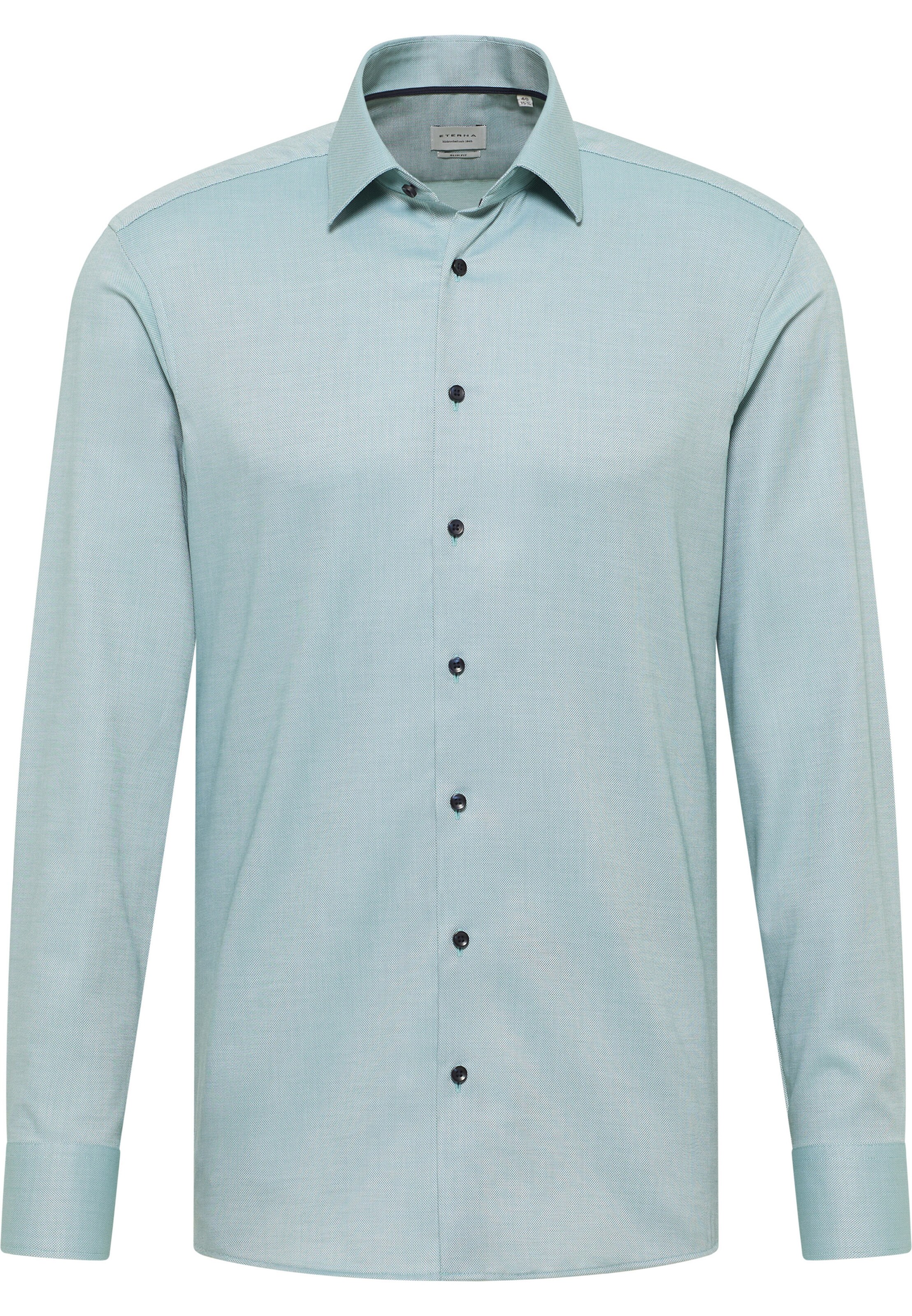 ETERNA Hemd ' SLIM FIT ' in Grün: Vorderseite