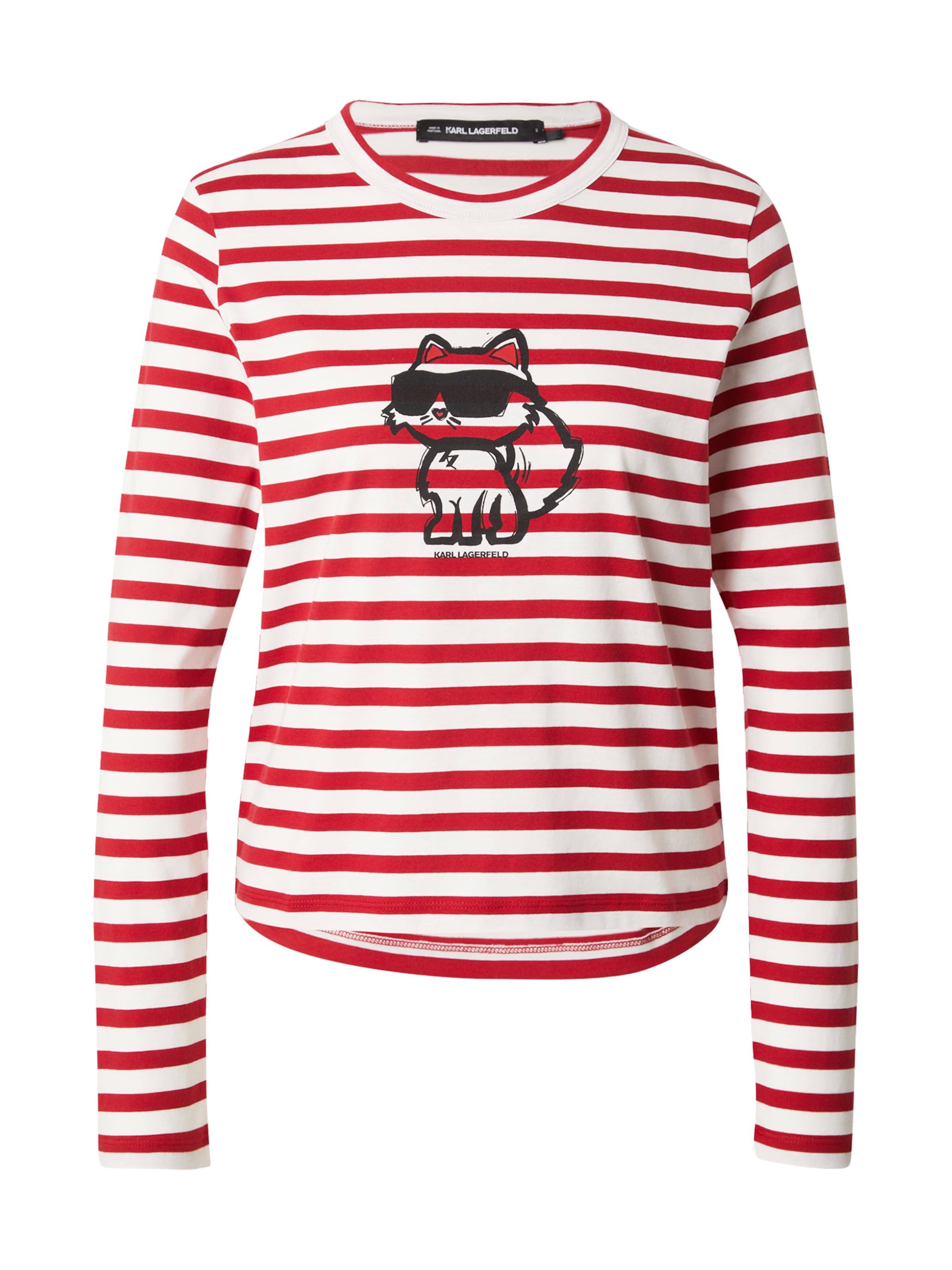 T-shirt &#x27;IKON&#x27; Karl Lagerfeld en rouge : devant