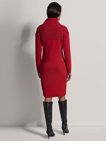 MADELEINE Gebreide jurk in Rood