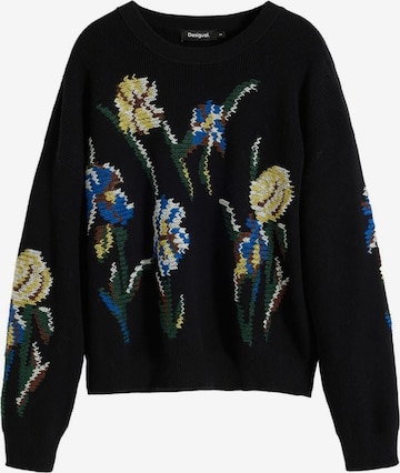 juoda Desigual Megztinis: priekis