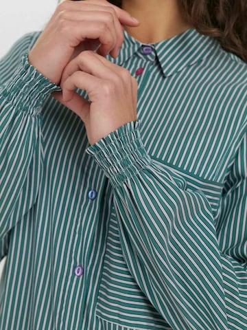 NÜMPH Blousejurk ' FARAH ' in Groen