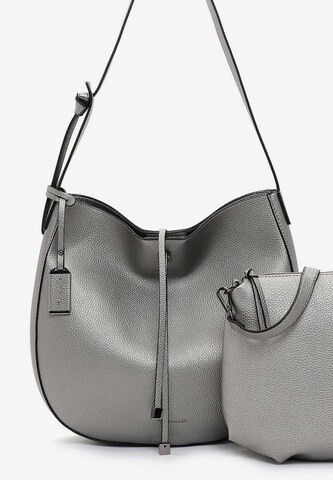 TAMARIS Shoulder Bag 'Janika' in Silver