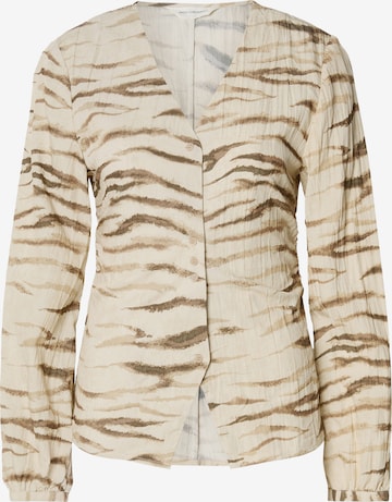 MSCH COPENHAGEN Pusero 'Tania' värissä beige: etupuoli