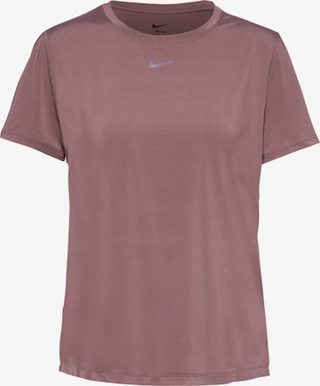 NIKE Performance Shirt 'ONE CLASSIC' in Purple: front