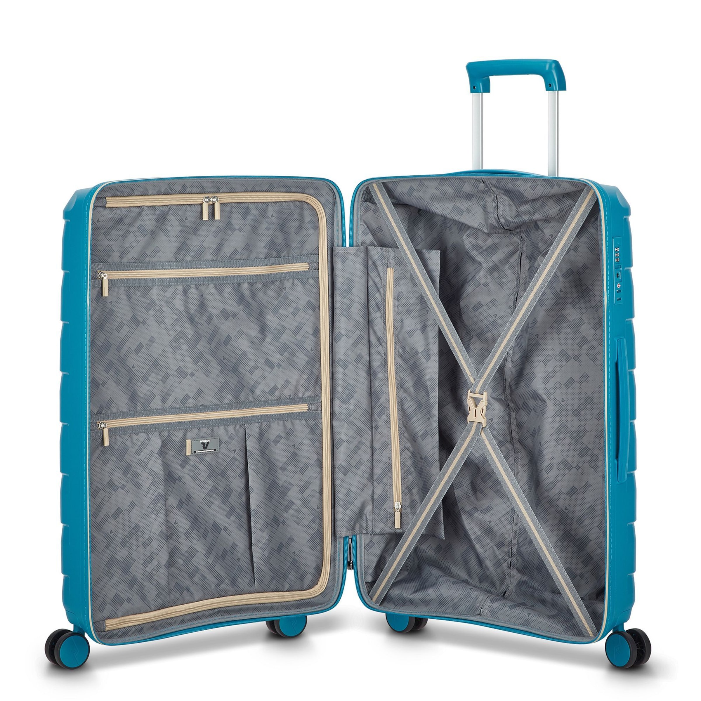 Roncato Trolley 'Skyline 2.0 Neon' in Blau