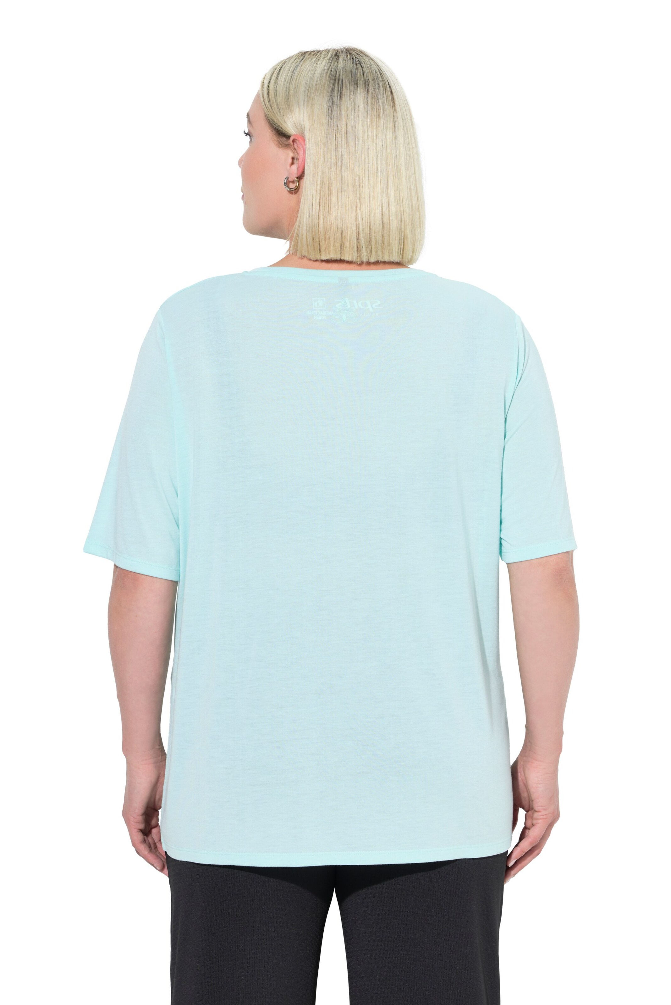 T-shirt Ulla Popken en bleu