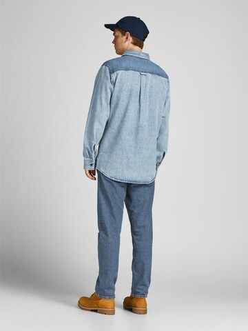 JACK & JONES Regular Fit Hemd 'Gordon' in Blau