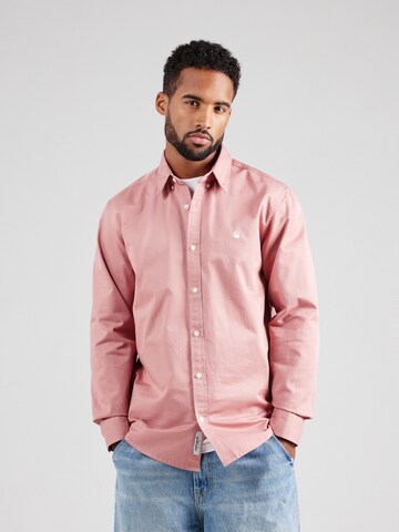 Carhartt WIP Regular Fit Hemd 'Madison' in Pink: Vorderseite