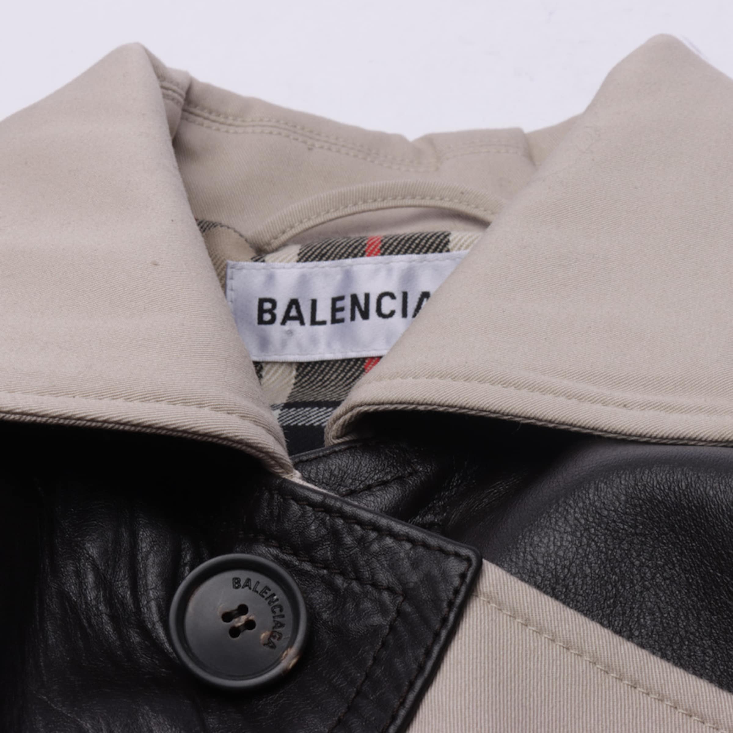 Balenciaga Jacket & Coat in XS in Beige