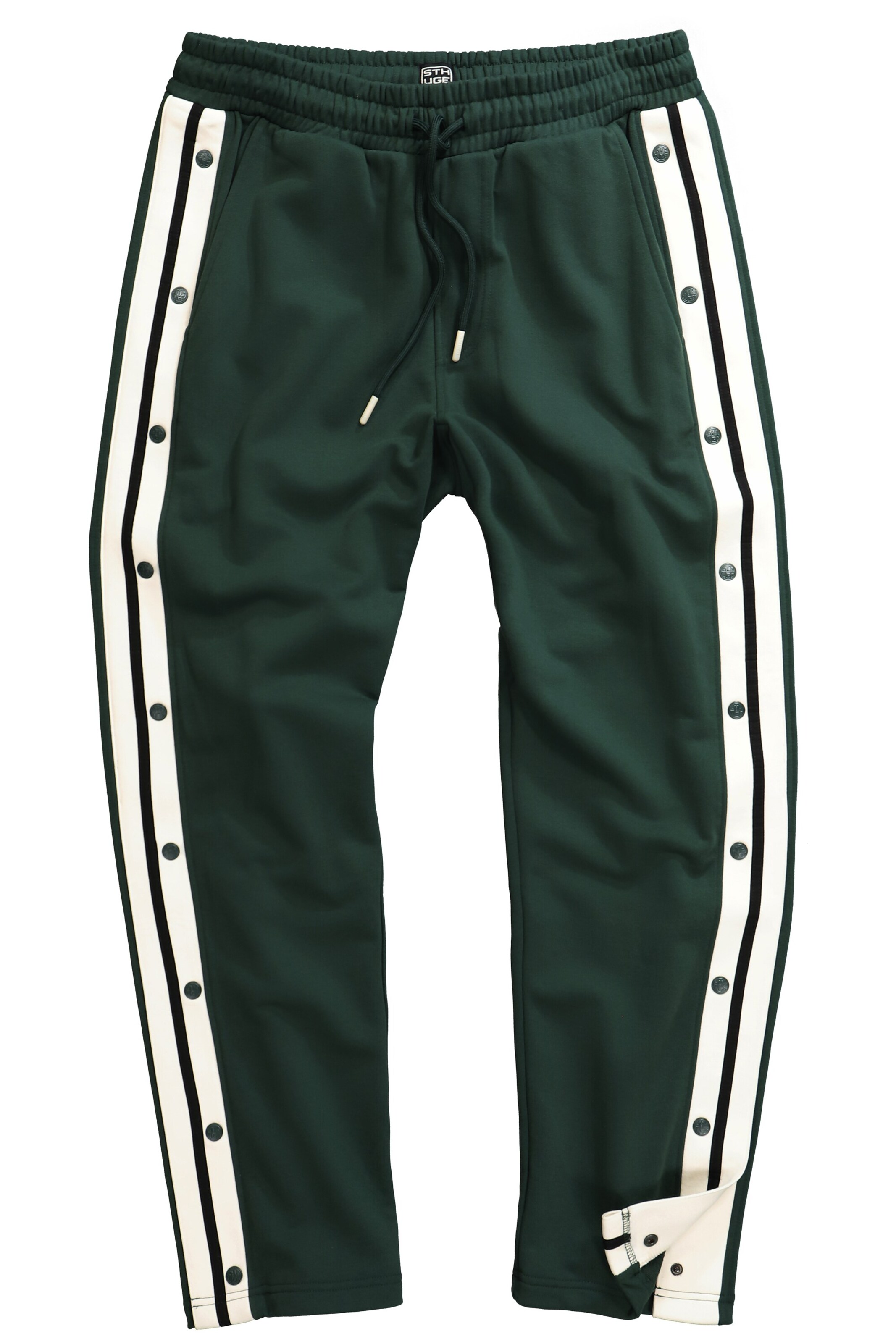 STHUGE Regular Trousers in Green: front