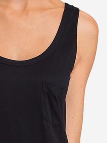 Hanro Nachthemd 'Cotton Deluxe'‌‌‌‌‌‌‌‌‌‌ in Schwarz