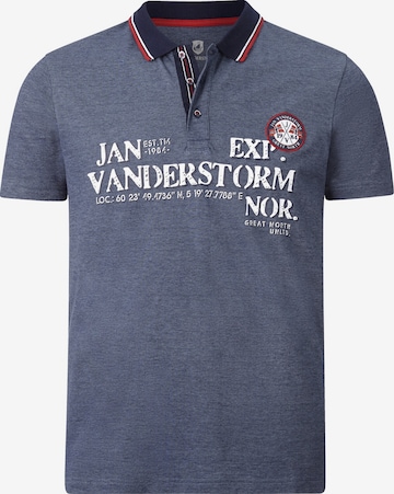 Jan Vanderstorm Poloshirt 'Viggo' in Blau: predná strana