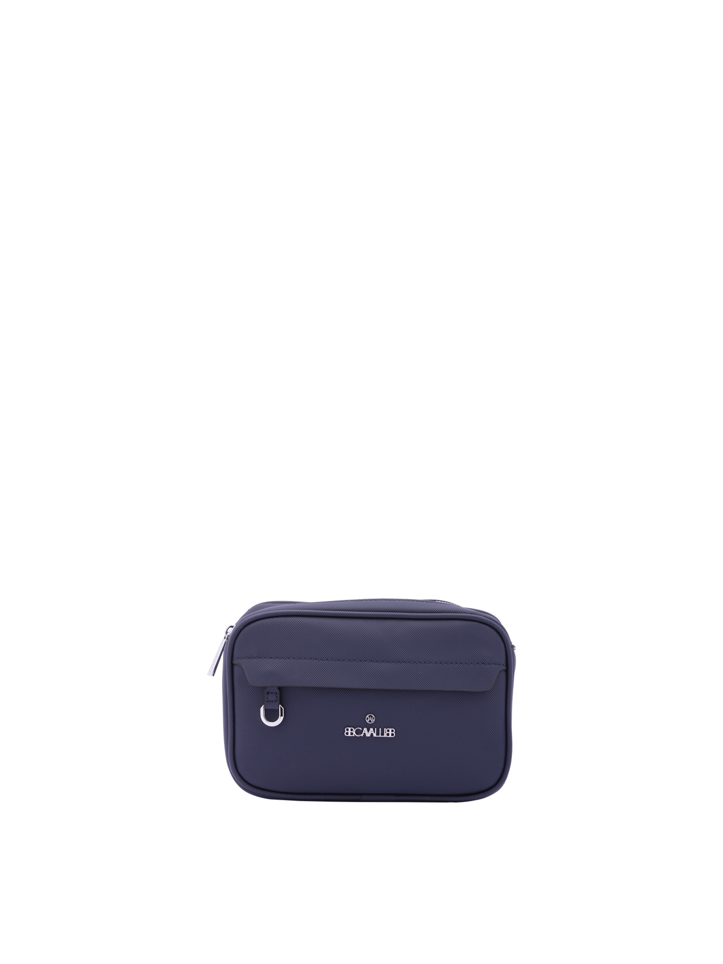 Marsupio 'Marsupio B Cavalli con zip e tracolla regolabile - 23x15x6 cm' di B. Cavalli in blu: frontale