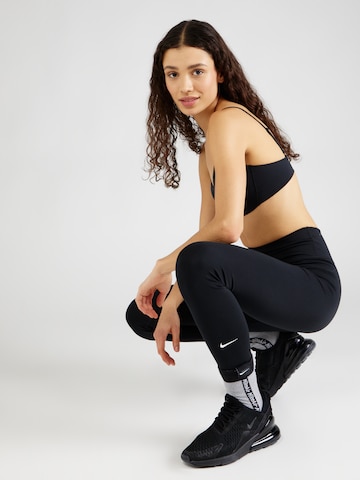 NIKE - Soutien Bustier Soutien de desporto 'ALATE' em preto