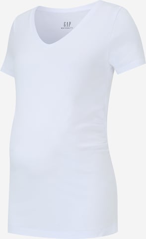 Gap Maternity Shirt in White: front
