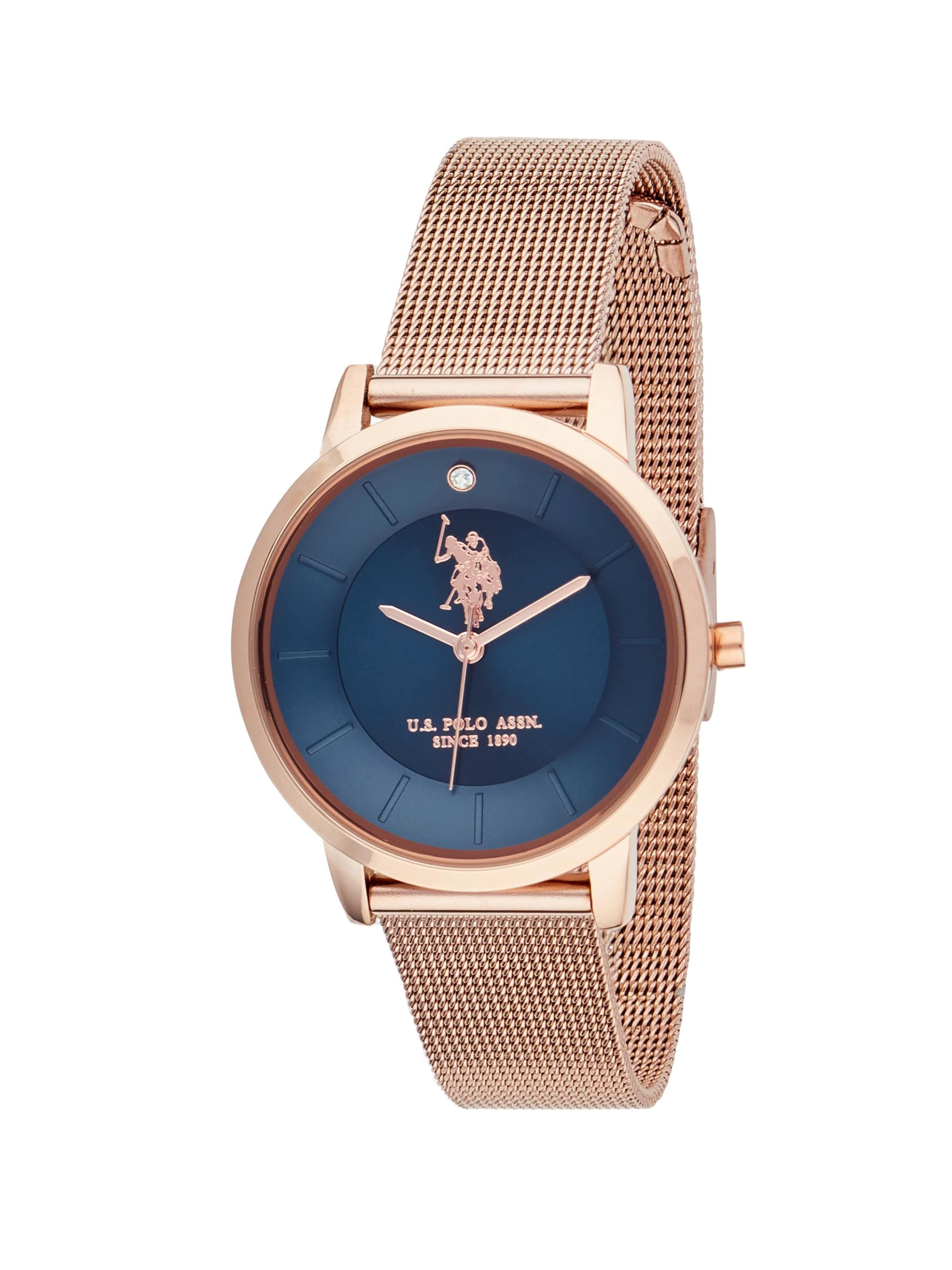 U.S. POLO ASSN. - Reloj analógico 'Amalia' en oro: frente