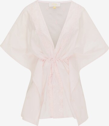 Kimono di usha FESTIVAL in rosa: frontale