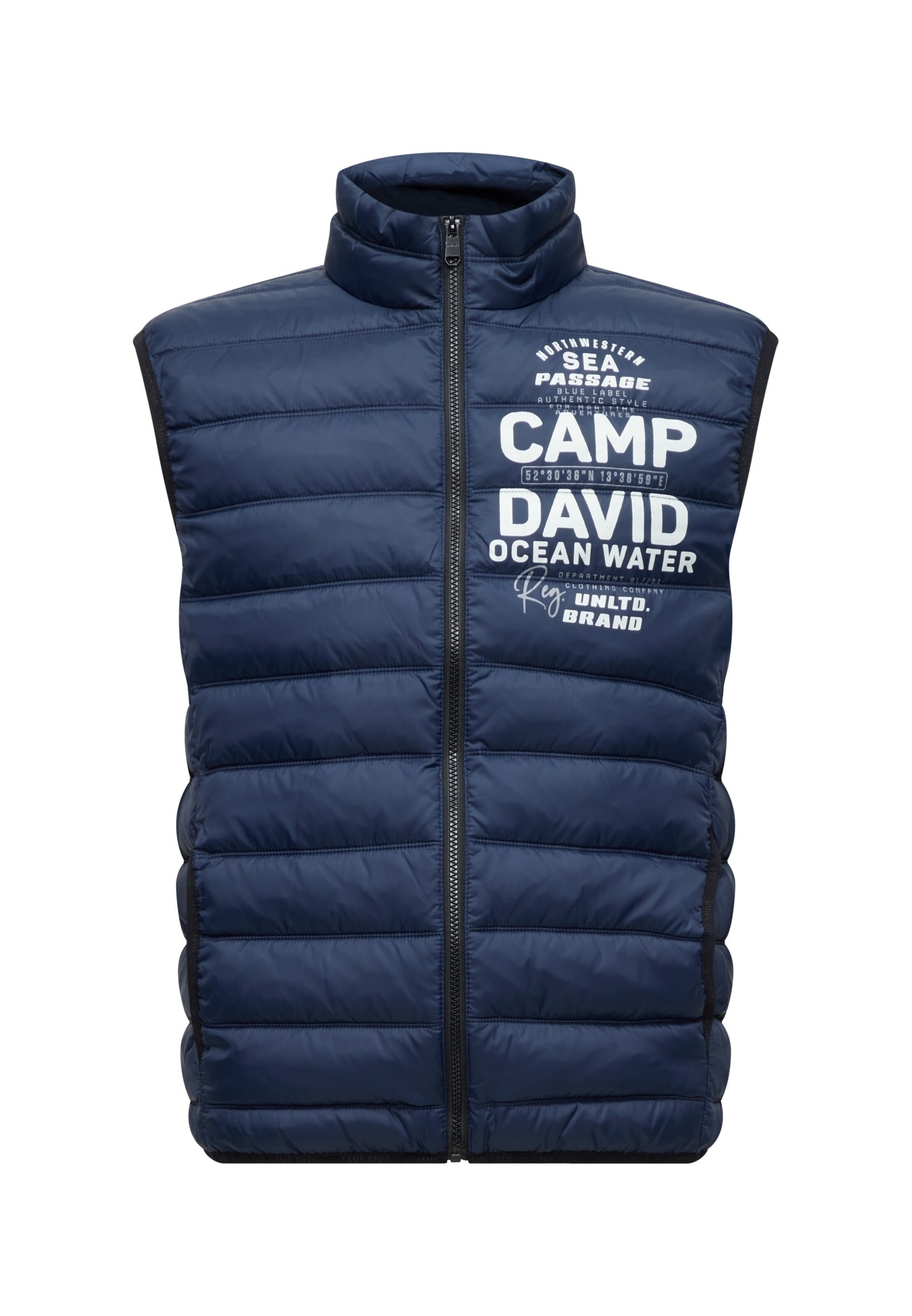 CAMP DAVID Mellény - kék: elől