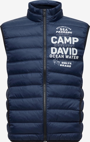 CAMP DAVID Vesta – modrá: přední strana