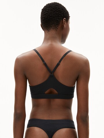 ARMEDANGELS Bralette Bra ' TOVAA RIB ' in Black
