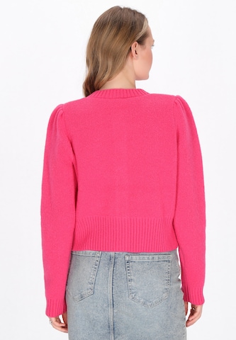 MYMO Gebreid vest in Roze