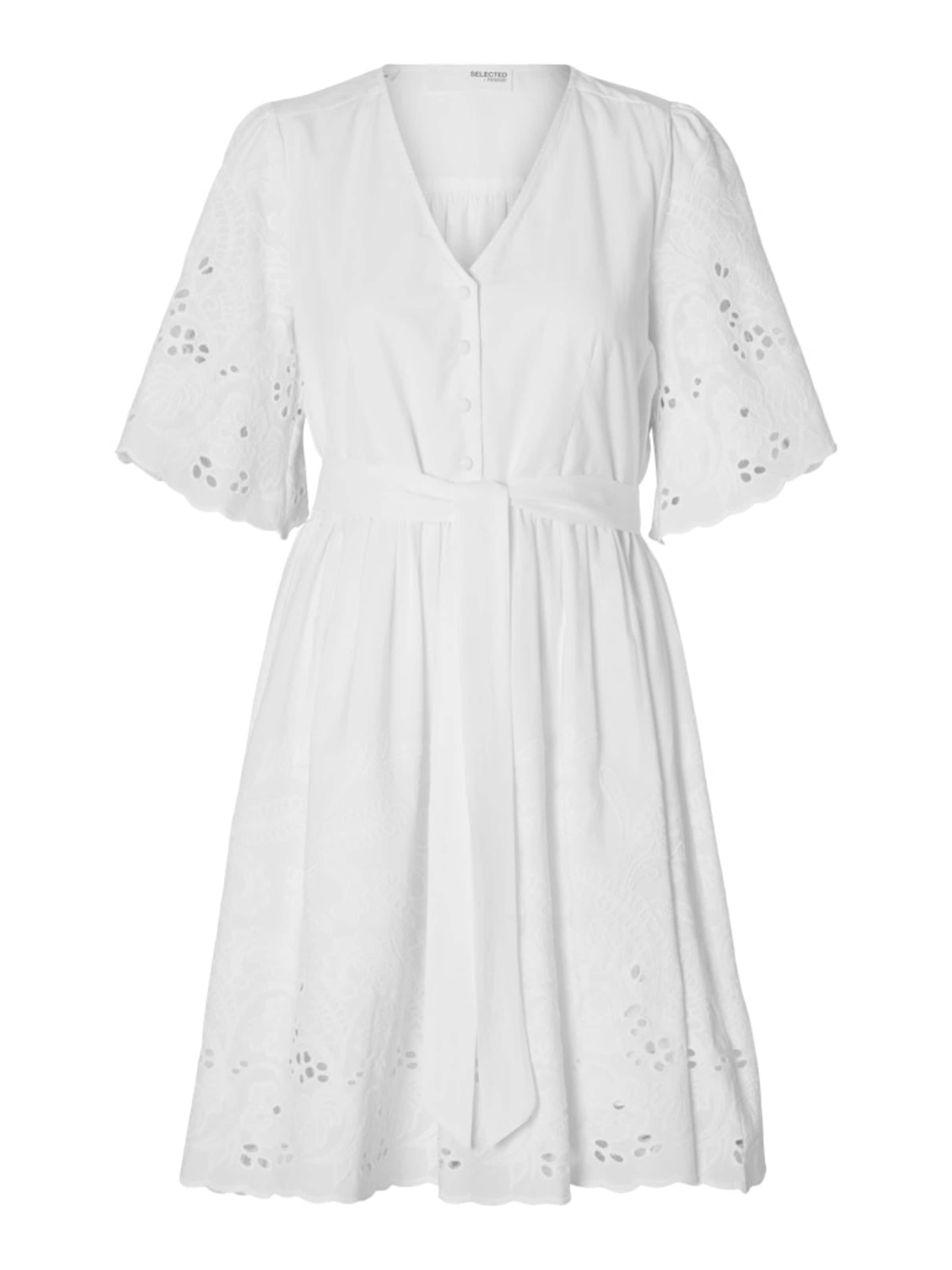SELECTED Dress 'SLFDAHLIA' in White: front