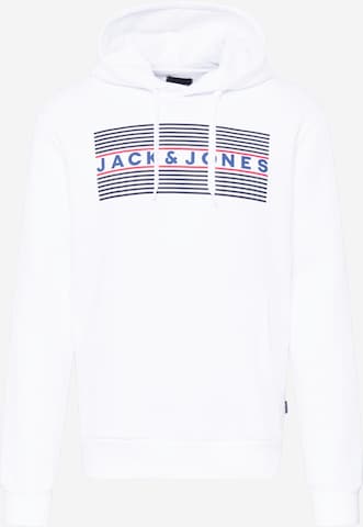 JACK & JONES Sweatshirt i hvit: forside