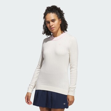 Pull-over de sport ADIDAS PERFORMANCE en blanc : devant