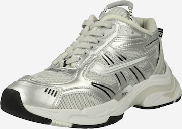 Sneaker bassa 'RACE' di ASH in argento: frontale