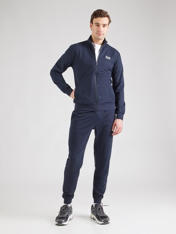 Tuta da jogging di EA7 Emporio Armani in blu: frontale
