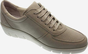Longo Athletic Lace-Up Shoes in Beige