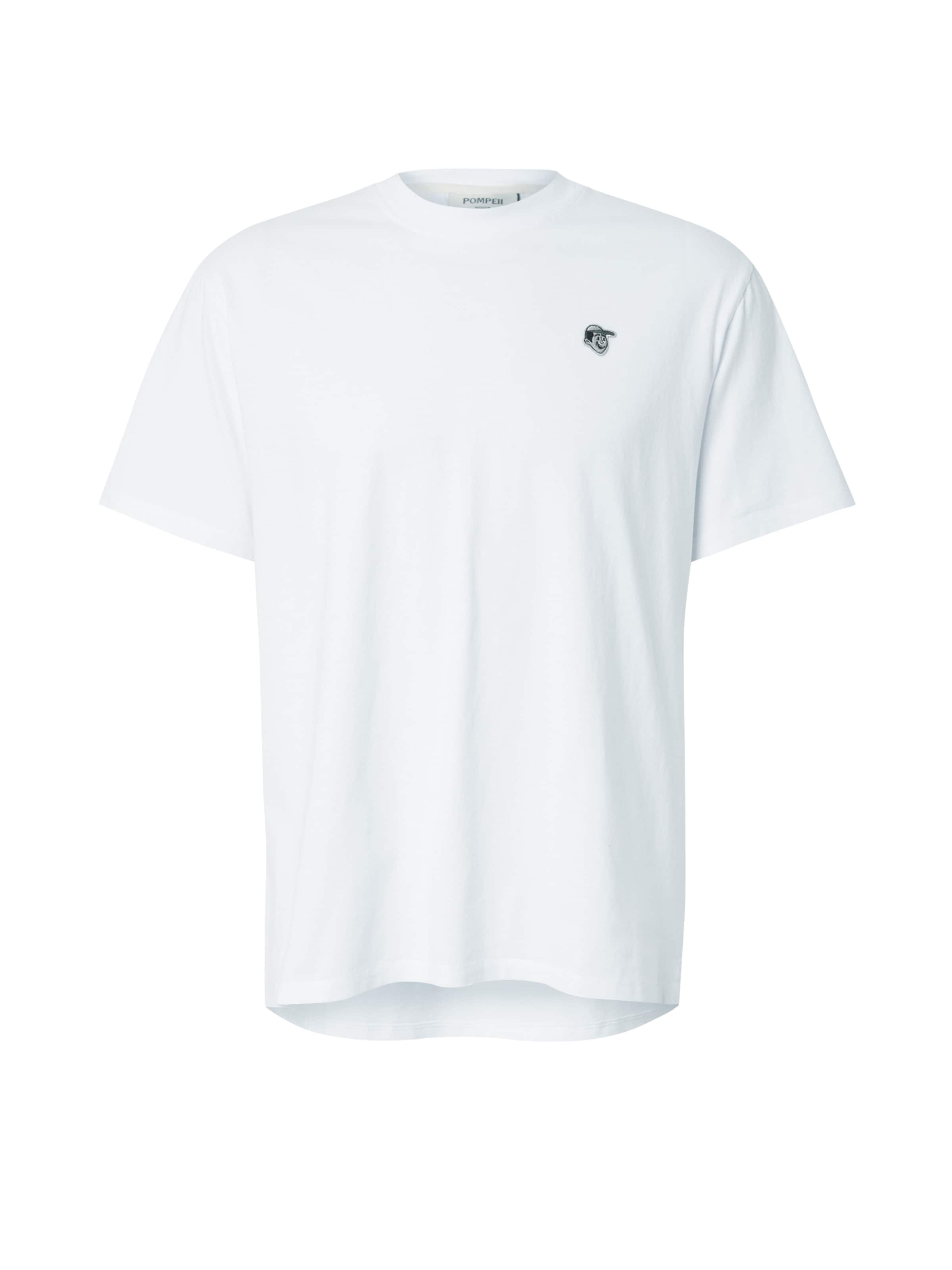POMPEII Μπλουζάκι 'AUTOPILOT' σε λευκό: μπροστά