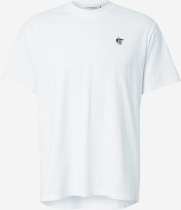 POMPEII - Camisa 'AUTOPILOT' em branco: frente