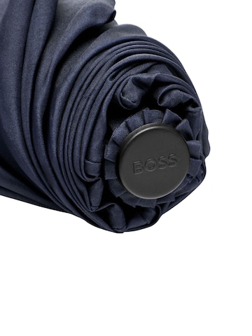 BOSS Paraplu 'Pocket umbrella Varsity' in Blauw