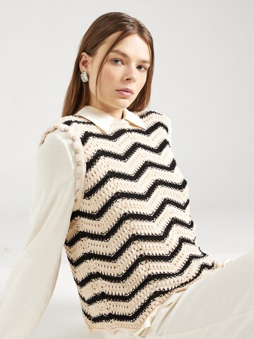 modström - Top de punto 'Cary' en beige