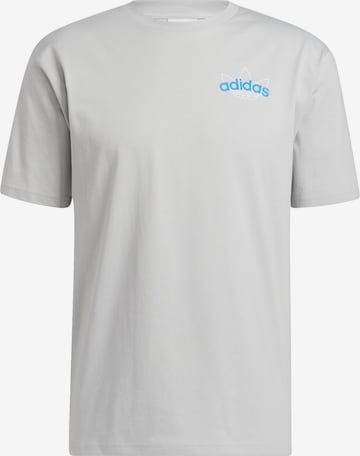 T-Shirt 'Athletic Club' ADIDAS ORIGINALS en gris : devant