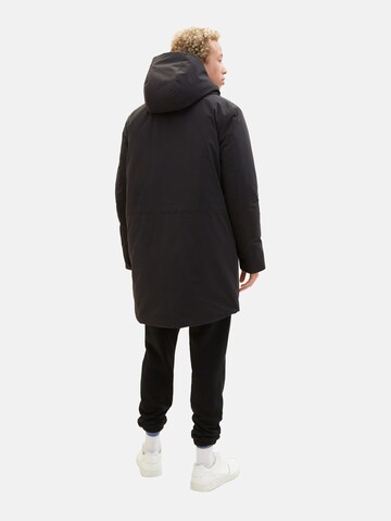 TOM TAILOR DENIM Winter coat in Black